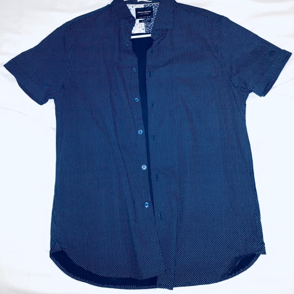 Polka dot button up
